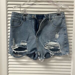 SHEIN✨Distressed Denim Women Shorts